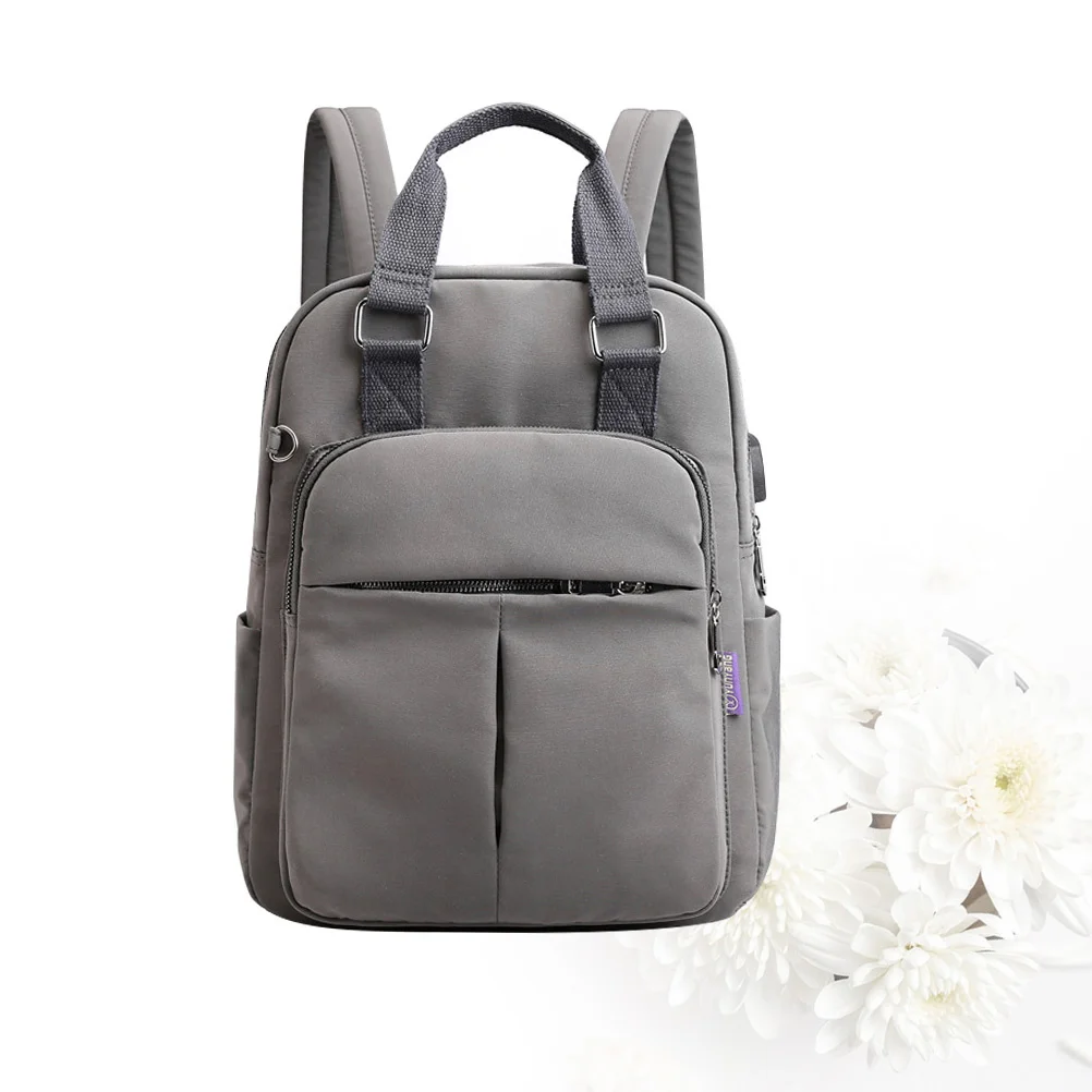 

USB Charging Backpack High Capacity Casual Computer Bag for Men Women Business Travel School Black Laptop Backpack