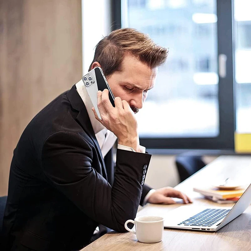 360° Full Body Cover Phone Case For iPhone 16 15 14 13 12 11 Pro Max Mini Plus Clear Hybrid Hard Cover Silicone Soft Shell Slim - náhled 3