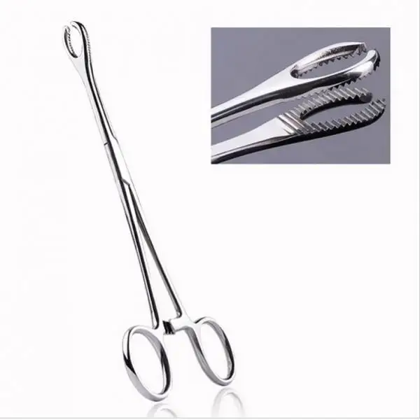 

Navel Tongue Septum Nose Lip Stainless Clamp Plier Forcep Body Piercing Tool