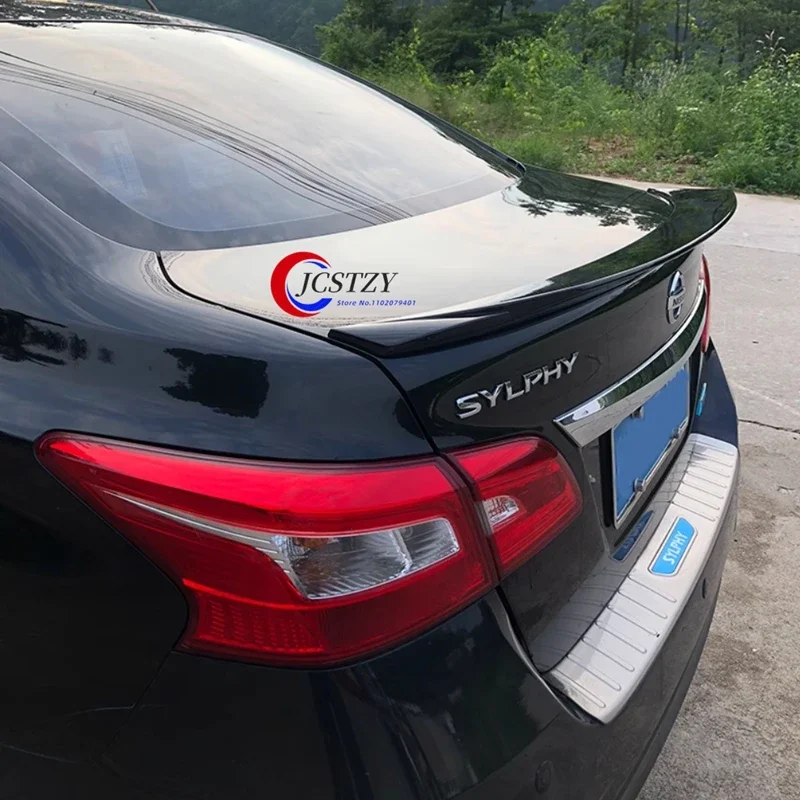 for Nissan Sylphy sentra spoiler 2012 13 14 15 16 17 18 year ABS rear wing Sport Accessories