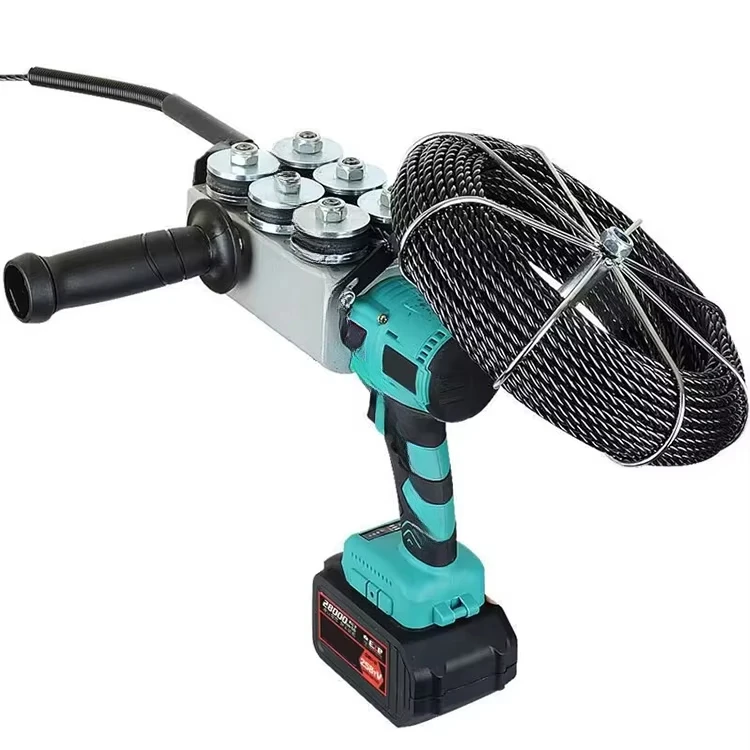 New Construction Lithium Cordless Stringing Machine Cable Automatic Wall Lead Wire Electric Rechargeable Wall Threading Machine