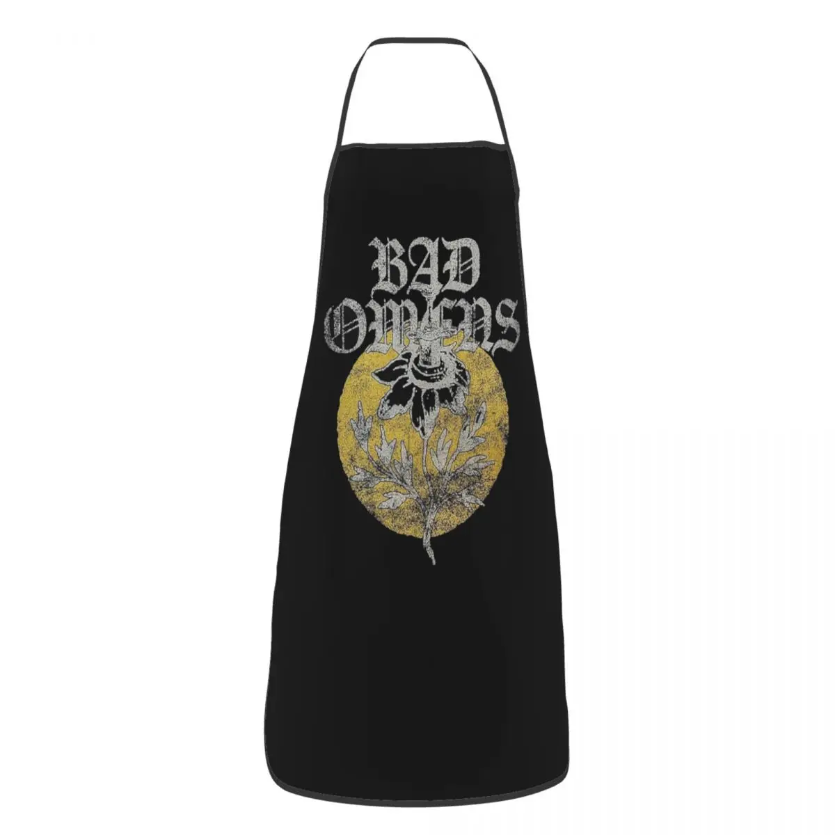 Custom B-Bads Brand O-Omenes Flower Funny Aprons Men Women Gothic Brand Adult Unisex Kitchen Chef Bib Tablier Cuisine Baking