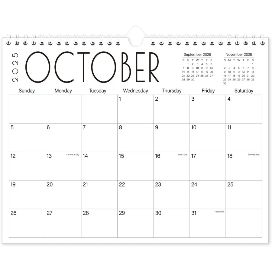 

Календарь 20252027 Настенный календарь из ноября по 2027 по 2027 Календарь 20252027 с праздничной маркировкой из бумаги премиум-класса для организации