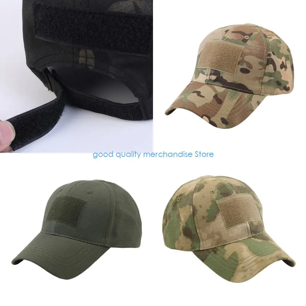 قبعة بيسبول Y5JD قابلة للتعديل بتصميم نمط مموه، قبعة مريحة متعددة الأغراض للبالغين