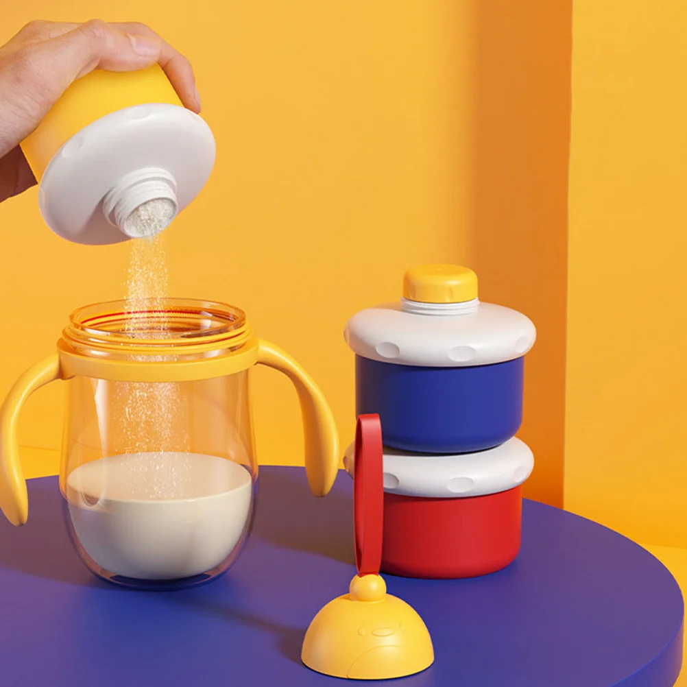 

Milk Container Powder Storage Box Supplement Organizer Leakproof for Travel Formula Go