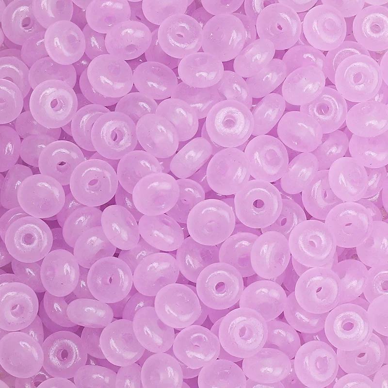 50 قطعة الزجاج الملون تقليد اليشم المعداد الخرز شقة مستديرة فضفاض حبة لصنع المجوهرات سوار يدوي الصنع إكسسوارات الحرفية #5