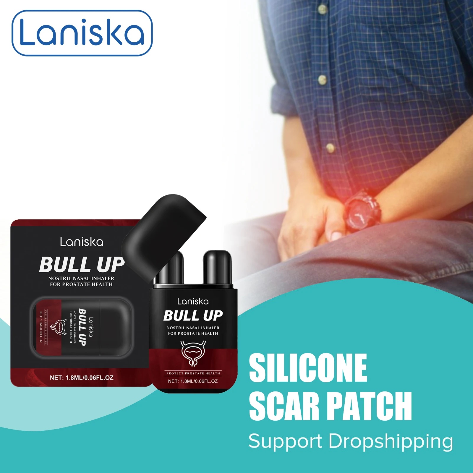 

Man Prostatitis Nasal Inhaler Relieve Frequent Urination Kidney Deficiency Improve Prostatic Swelling Prostate Wellness Care