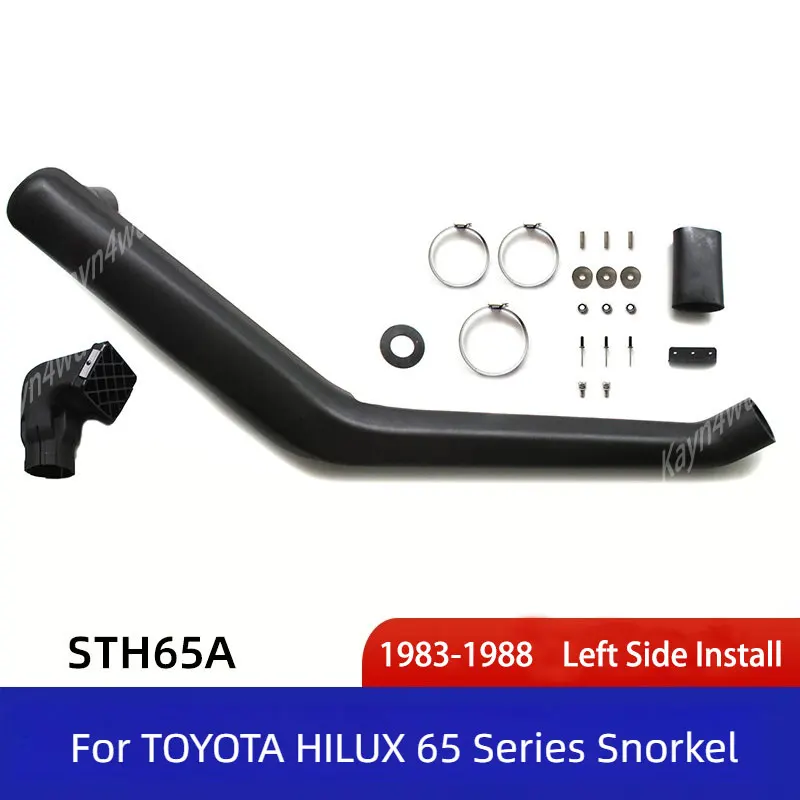 Car Exterior Accessories Air Ram Intake Snorkel Kit For 1983-1989 TOYOTA Hilux 65 Series Off Road 4x4 Wading Breath Hose Pipe