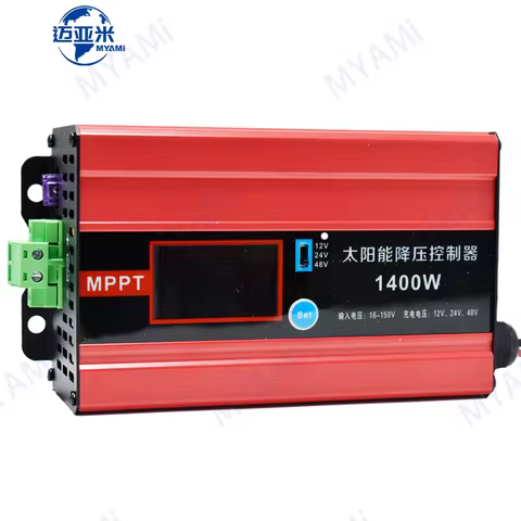 MYAMi 1400W High Input Voltage Auto 12V 24V 48V 25A Solar Charge Controller For Off-grid Solar System