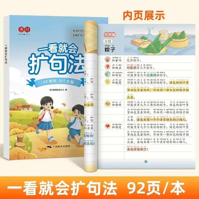 Pupils' Chinese Language Syntax Expansion, Write Essays Using The Five Senses Method, Writing Material Skills Based on Pictures