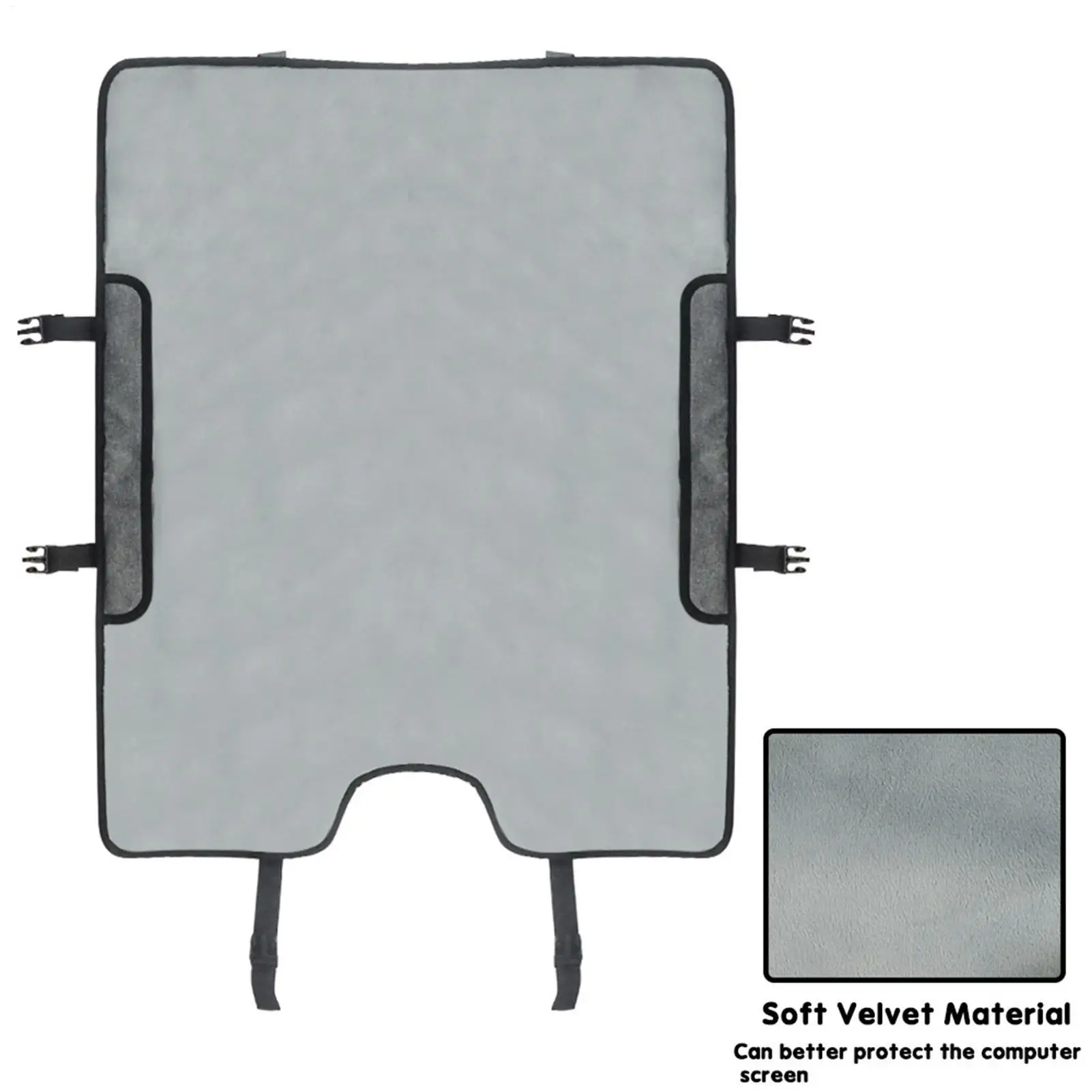 

Чехол для монитора 24-27 дюймов, дорожный чехол с мягкой бархатной подкладкой, портативная мягкая дорожная сумка с карманом для аксессуаров