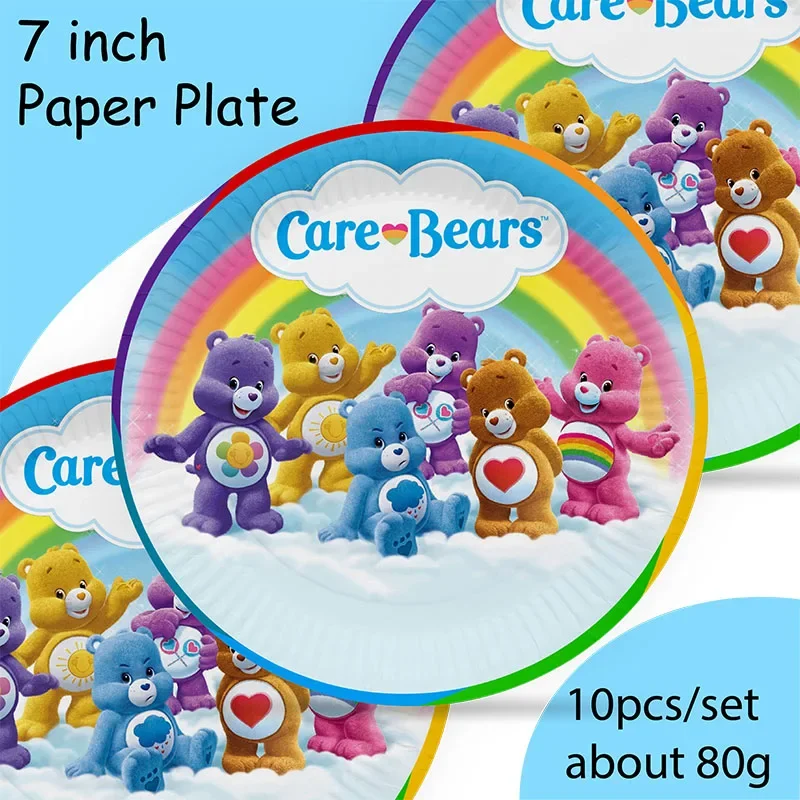 Care Bears  Theme gender reveal Party Decorations Set Cake Topper Latex Balloons Banner Princess Girl Party Supplies Decoration