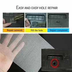 25*12.5cm Plastic Repair Mesh Patch Car Bumper Steel Net For Plastic Hole Repairing Mesh Net Car Welding Accessories I2S0