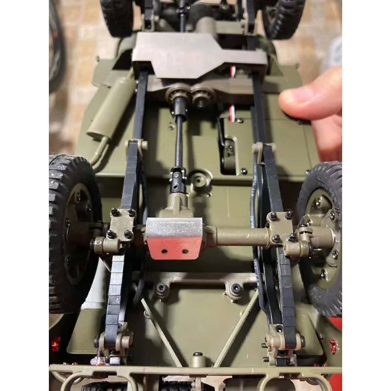 RC Off Road Crawler Chassis Armor Anti Scratch Skid Plate 1/12 Scale for FMS Willys MB customizable size Simulation Accessory