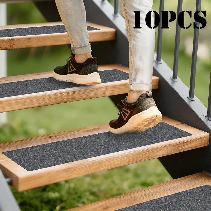 5/10PCS Anti Slip Tape Waterproof Self Adhesive Grip Tape Wear Resistant for Indoor Outdoor Stairs Ramps Walkways Skateboards
