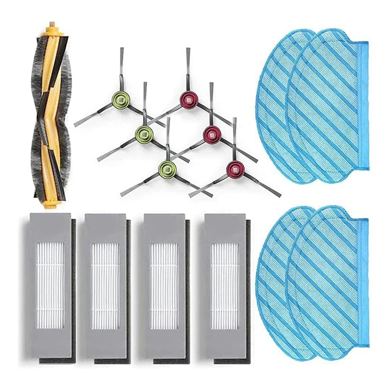 أفضل العروض لمرشح Hepa قماش ممسحة الفرشاة الجانبية الرئيسية لقطع غيار المكنسة الكهربائية الهجينة Yeedi 2