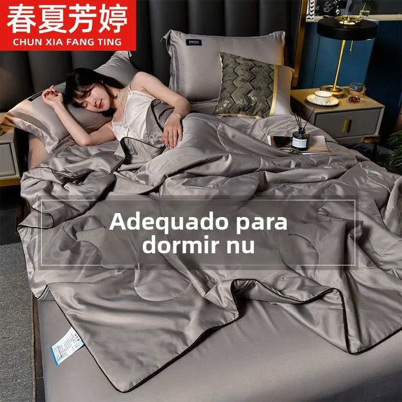 parure-de-lit-quatre-pieces-rafraichissante-en-soie-glacee-pour-l'ete-lavable-en-lyocell-pour-lit-simple-ou-double-avec-couette-fine-et-couverture-legere-d'ete-en-fibre-de-polyester