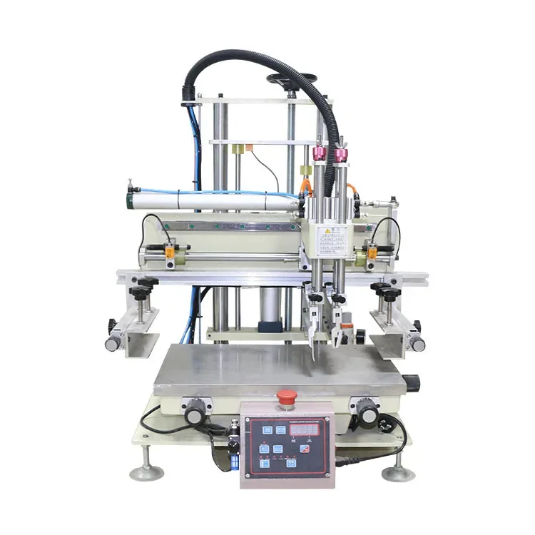 Semi-automatic Desktop Screen Printing Machine Flat Screen Printer,Screening Clothes Printing Machine