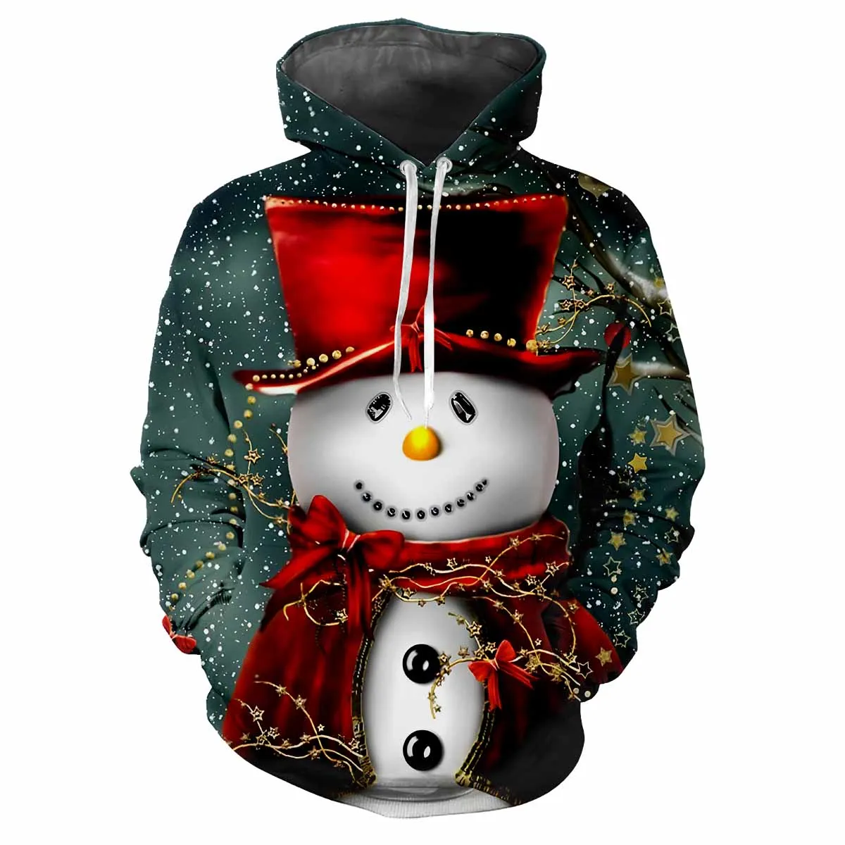 Christmas Santa Claus 3D Print Hoodies Men Women Oversized Holiday Streetwear Hoodie Pullovers Hooded Sweatshirts Kids Clothing