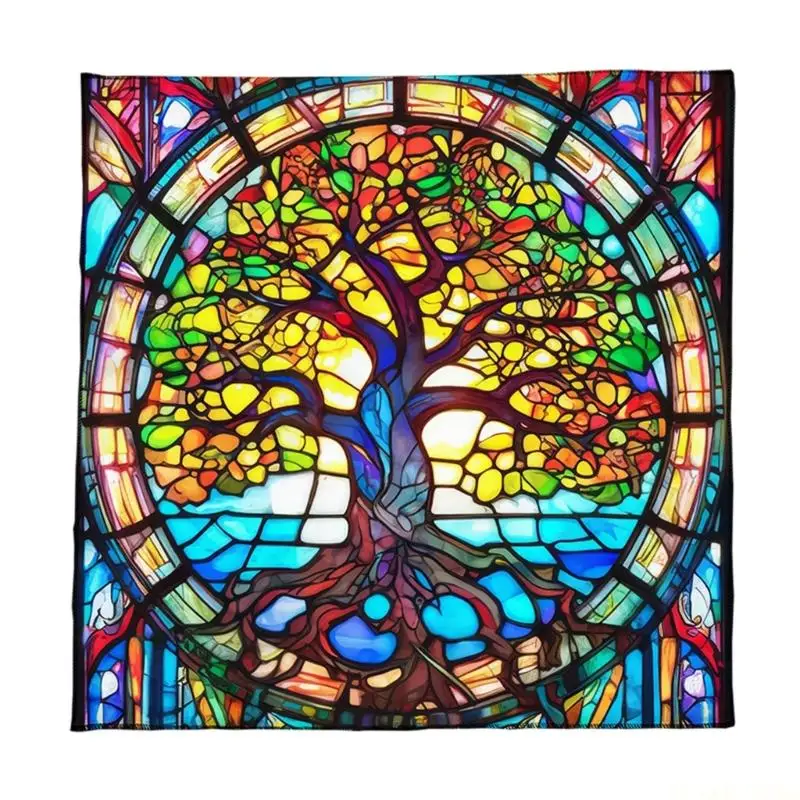 

M5TC Square Altar Board Game Card Pad Runes Table Cloth Mysterious Board Game Mat