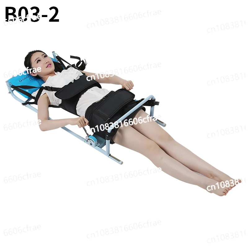 

Efficient Cervical Spine Lumbar Spine Traction Bed for Cervical Vertebrae Lumbago Low Back Pain Therapy Massage Body Stretching