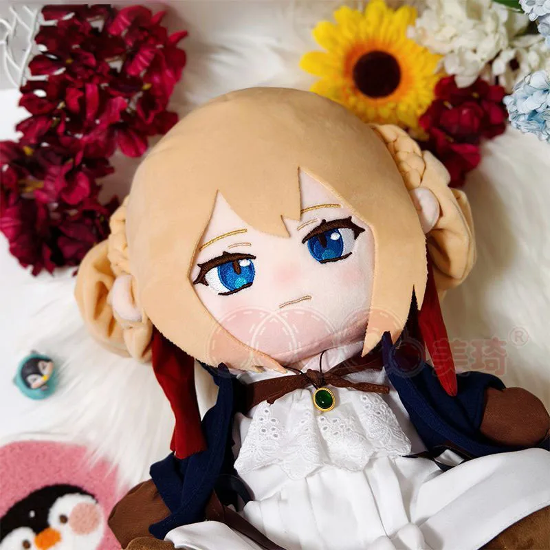 30CM Anime Violet Evergarden Cosplay peluche poupée mignon Violet habiller coton poupée oreiller en peluche changement de vêtements jouets enfants cadeaux