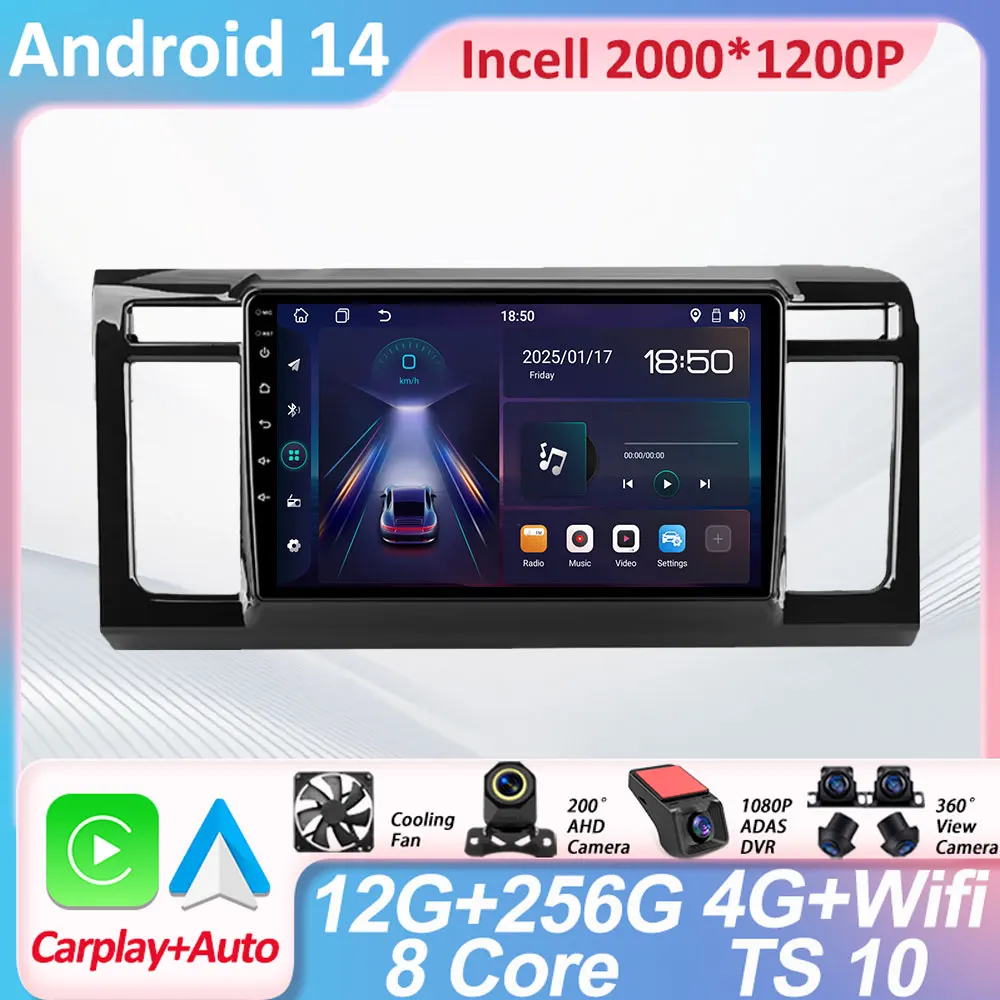 

2din Android 14 For Honda N-WGN 2013 -2019 Car Android RadioTouch Screen Stereo Head Unit Intelligent System Mirror Link 5G Wifi