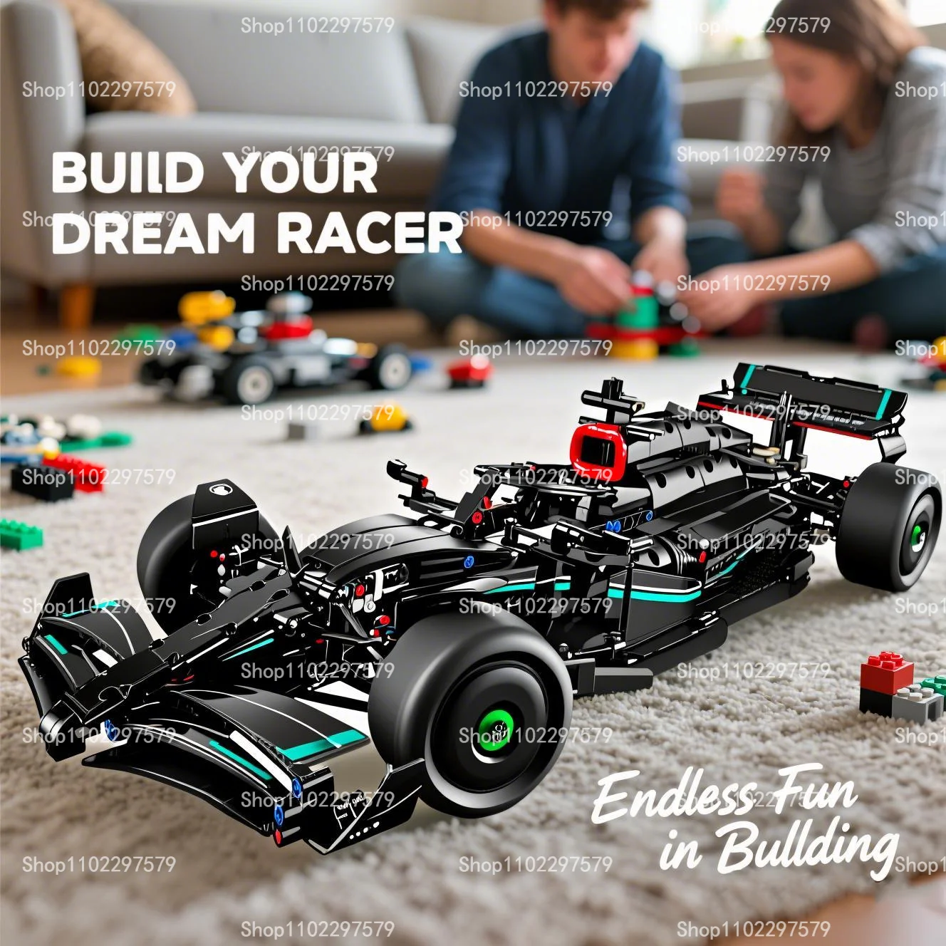 

Technical 1642PCS Performance MOC Creative Race Car 42171 Assembly Building Blocks Car Set Speed Sport Vehicle Model Bricks Toys