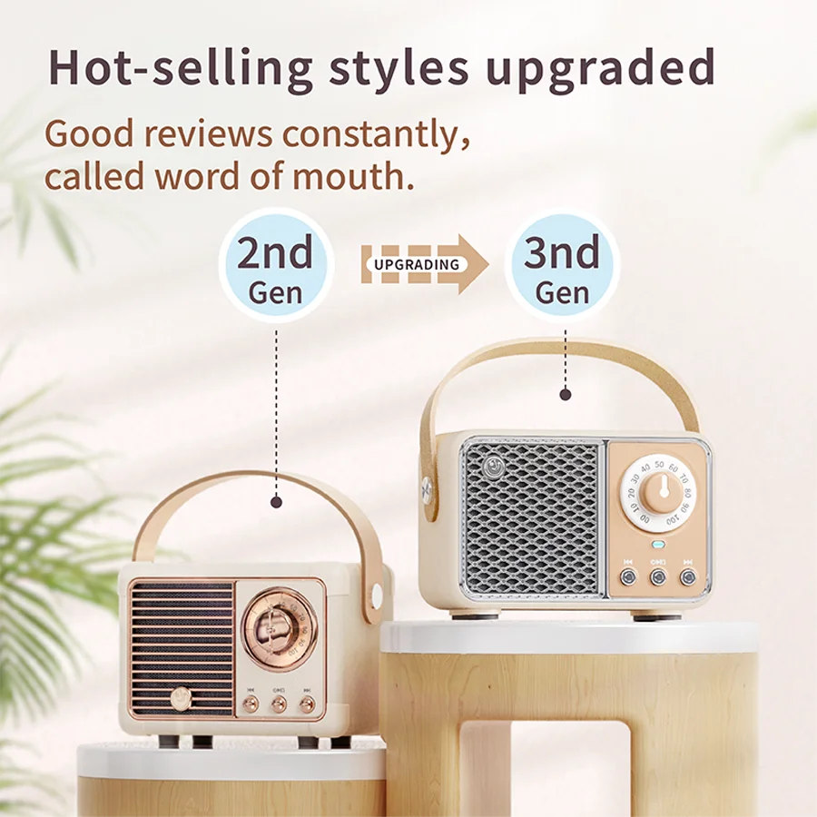 Caixa De Som Bluetooth Speaker Portable Sound Box Music Wireless Radio FM Mini Bocina Mp3 Coluna Column Blootooth Audio Baffle