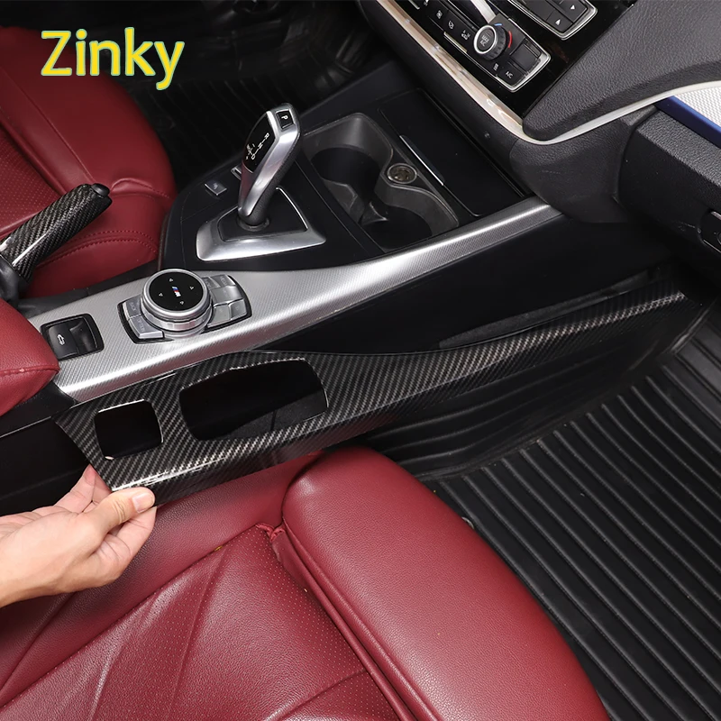 

ABS Plastic Carbon Fiber Car Multimedia Knob Button Panel Cover Sticker Trim for BMW 2 Series Convertible Version F23 2015-2019