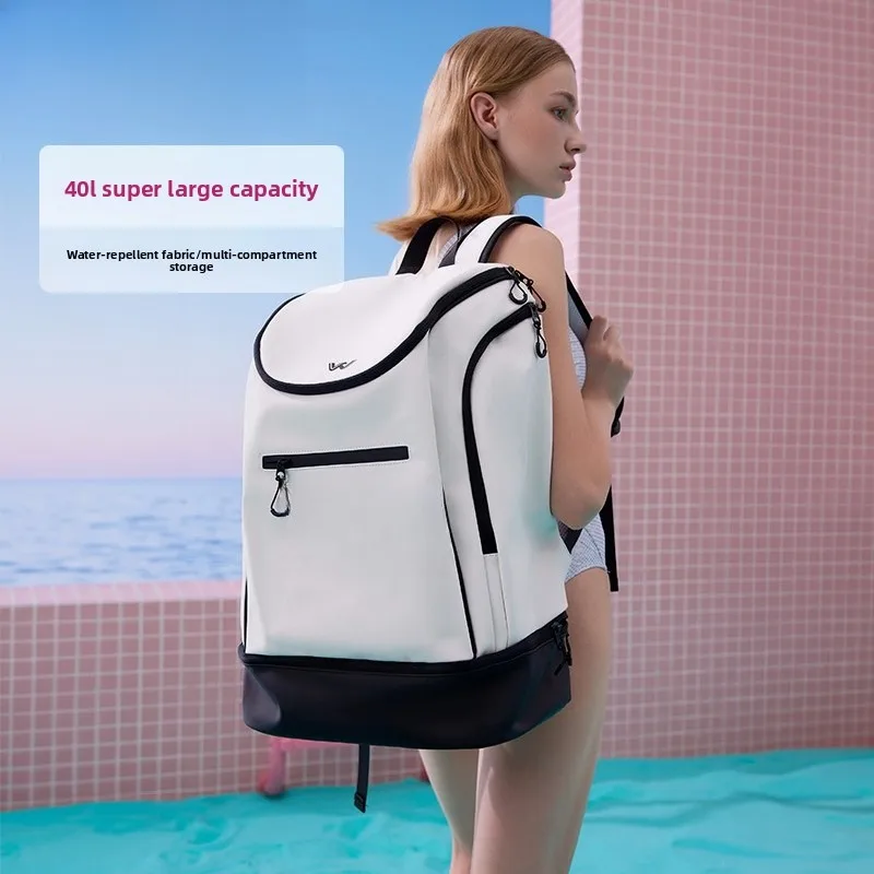 حقيبة سباحة، أكتاف، فصل جاف ورطب، حجرة أحذية مستقلة ذات سعة كبيرة للرجال والنساء