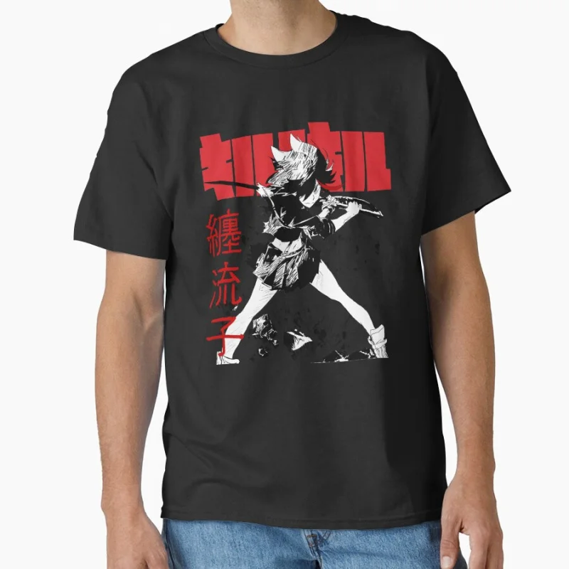 

Ryuko Matoi Gift For Movie Fans Kill La Kill Retro manga Vintage anime KLK t shirt for men large size Adult Tops S-6XL