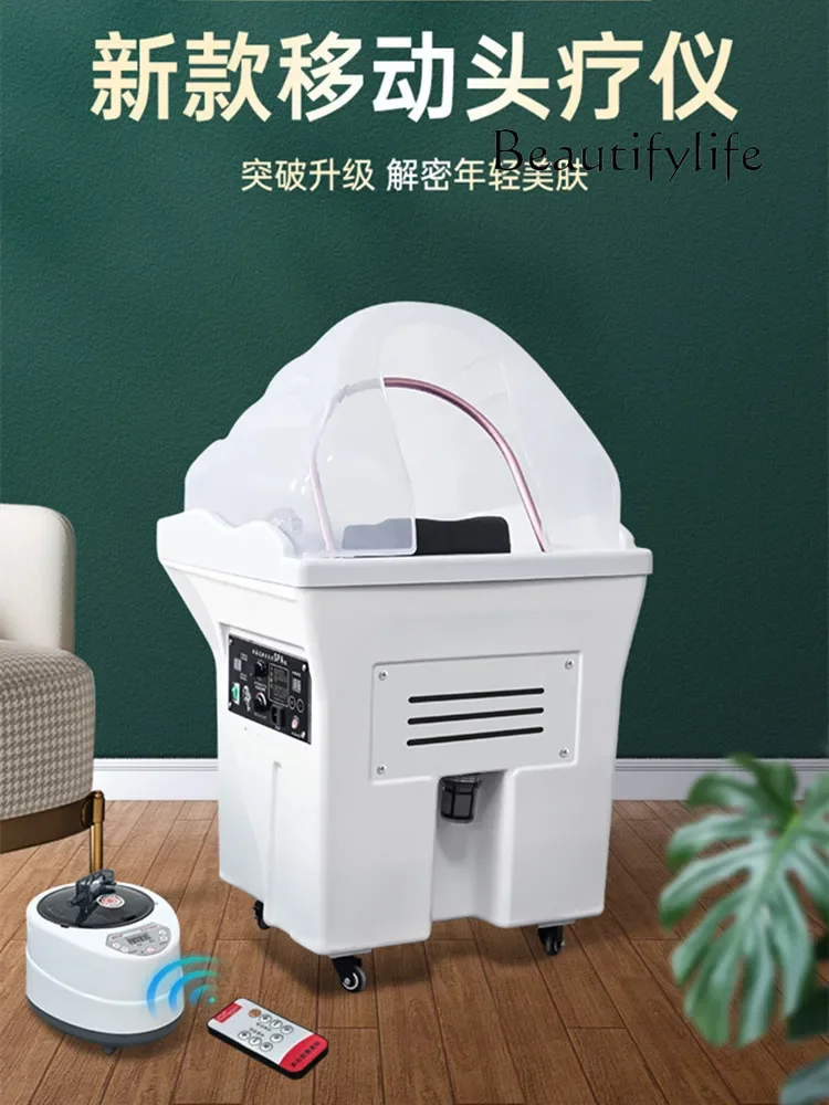 Water Circulation Beauty Salon Ear Cleaning Hair Care Shop Head Treatment Instrument Fumigation Water-Free Mobile Shampoo Basin