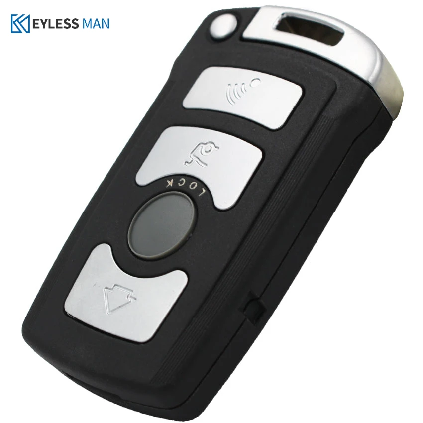 4 Button Smart Remote Key Fob For BMW 7 Series 730Li 740 745 750 CAS1  315LP MHz 315MHz 434MHz 868MHz With ID7944 Chip