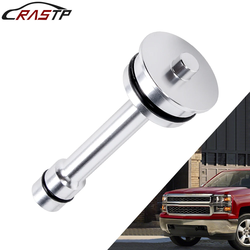 

RASTP-алюминиевый холодильник, обходная заглушка управления термостатом для большинства автомобилей, оснащенный GM 6L80 6L90 8L90 OSA027