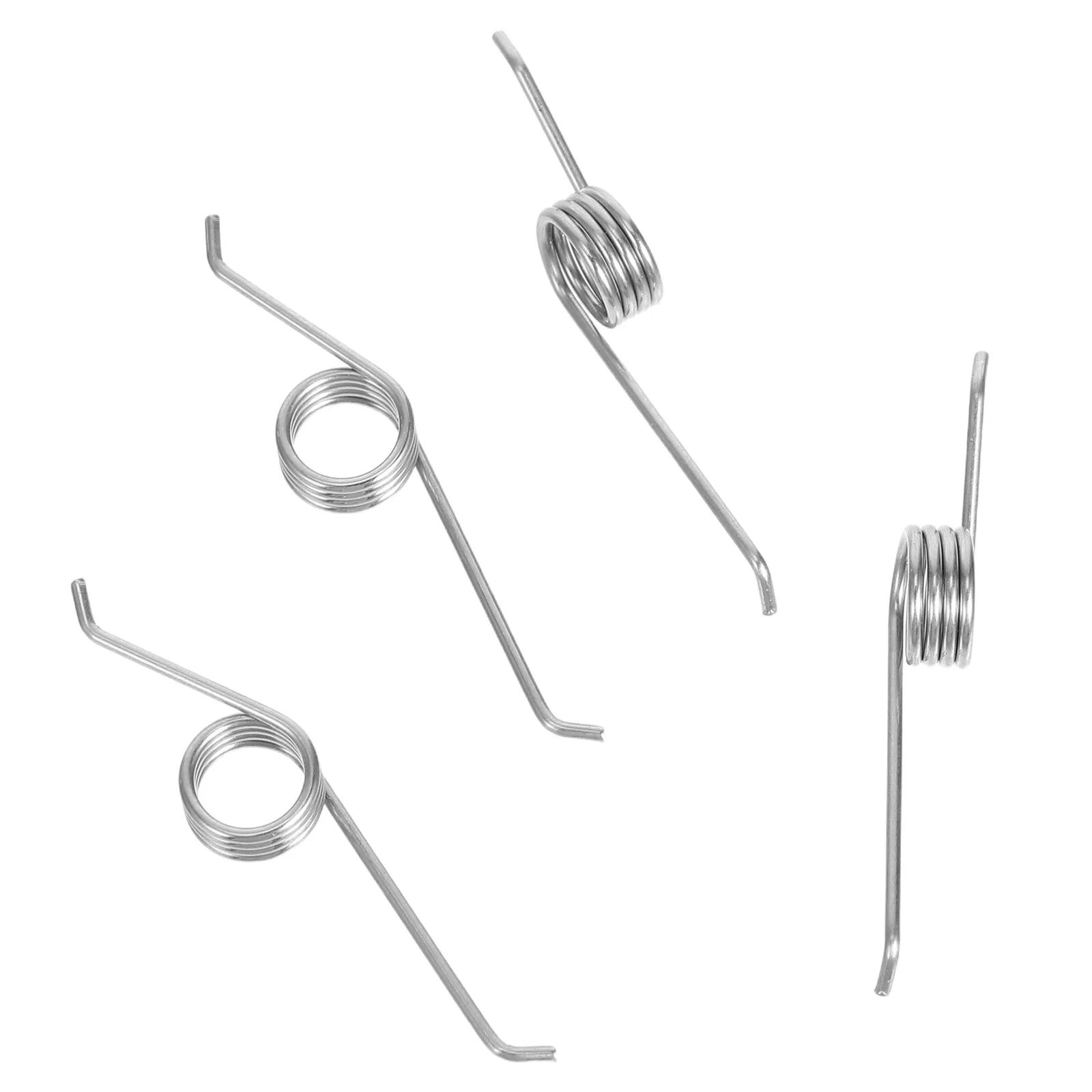 4Pcs Trash Can Replacement Torsional Springs Metal Spare Parts for Garbage Bucket Lid Repair Maintenance Trash Can Spring
