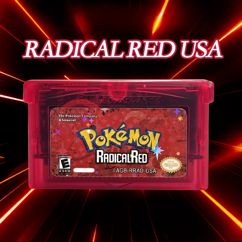 アメリカ版-rtc-フラッシュカート-リアルタイムクロック-ポケモン-ラディカルレッド-gba-ゲームカートリッジ-ビデオコンソールカード-ロム-ハック-英語版