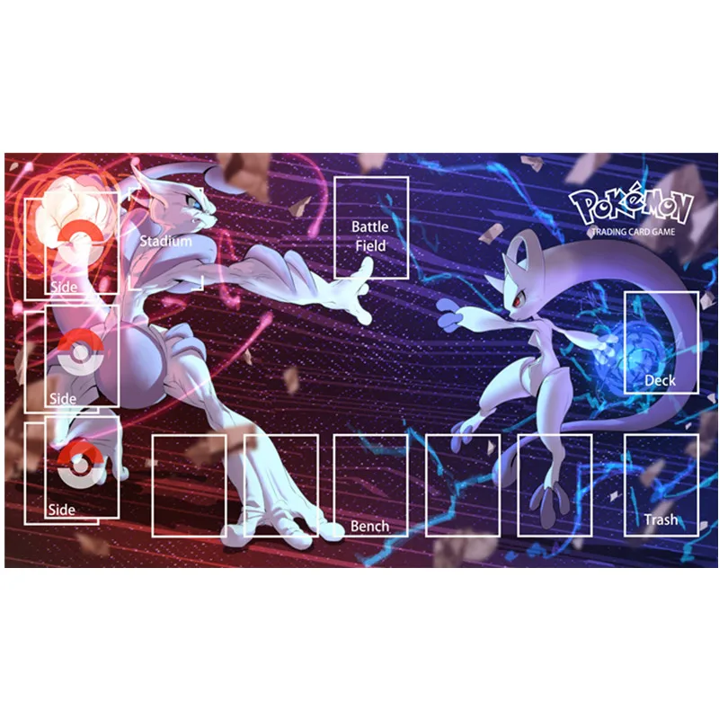can you play one piece card game online The Gaming Mat Company 2 Player Pokémon Playmat