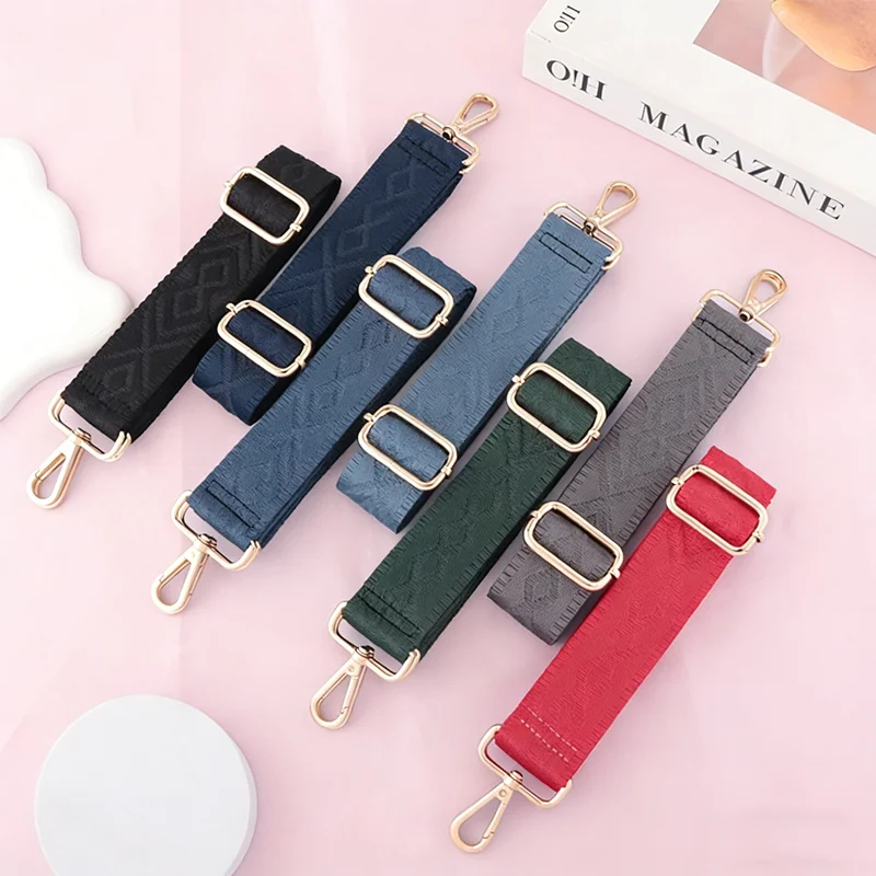 3.8CM Colorful Bag Straps For Handbag Adjustable Single Shoulder Belt Strap For Shoulder Bag Bag Accessories Replacement Belt