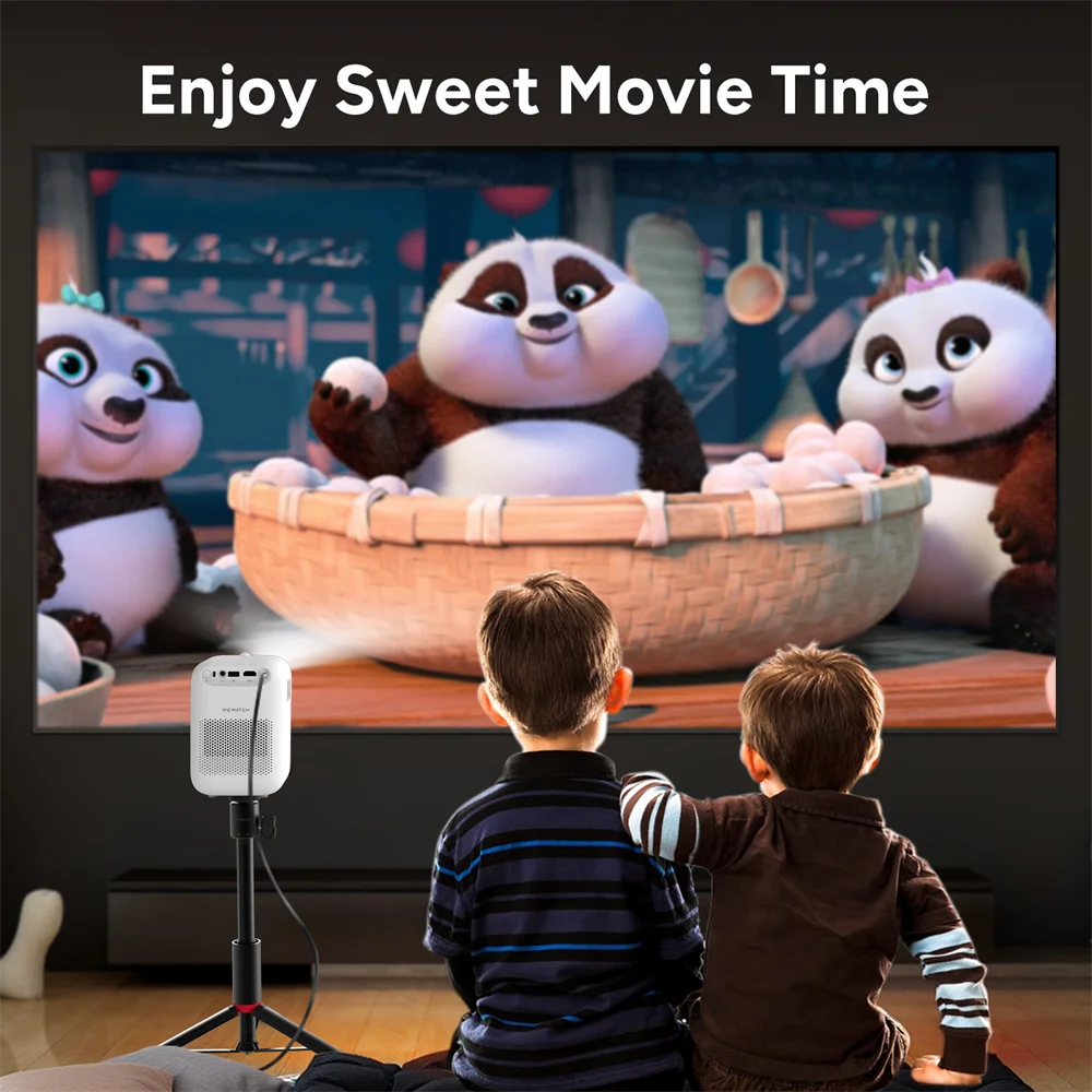 WEWATCH V30แบบพกพามินิสมาร์ทโปรเจคเตอร์ HD Native 1080P WiFi Proyector ลำโพงในตัวโฮมเธียเตอร์เด็กโปรเจคเตอร์