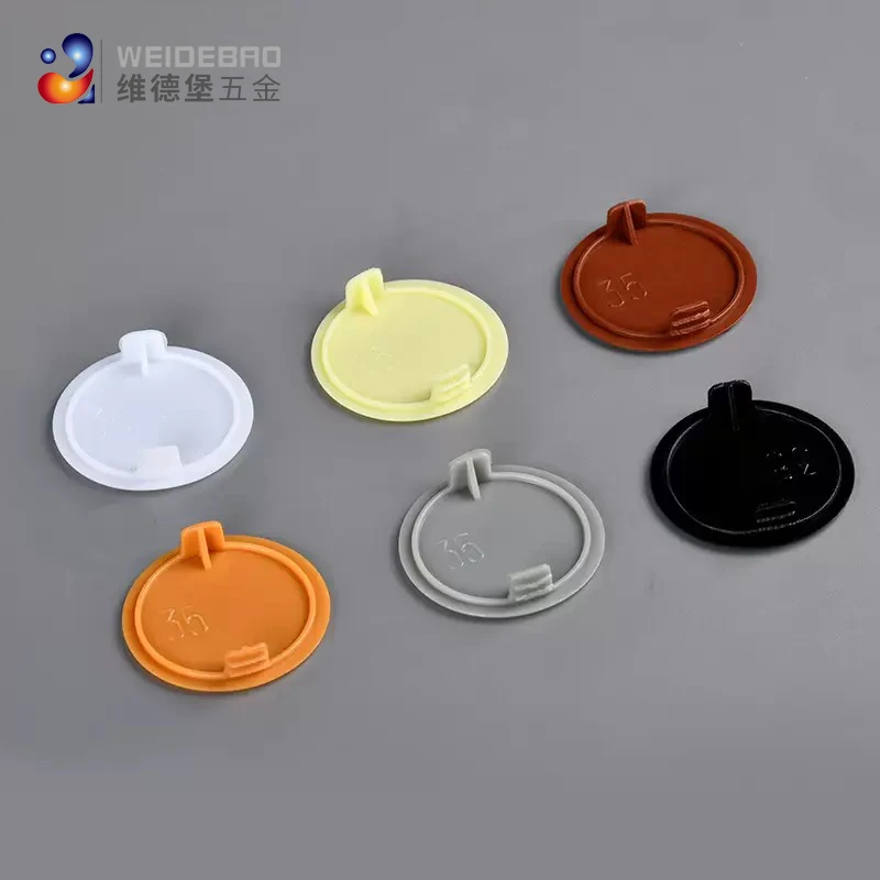 10 قطعة 35 مللي متر ، 38 مللي متر ، 40 مللي متر أغطية زخرفية مفصلية بلاستيكية مستديرة ، أغطية توصيل الثقب ، أغطية غطاء الأثاث #3