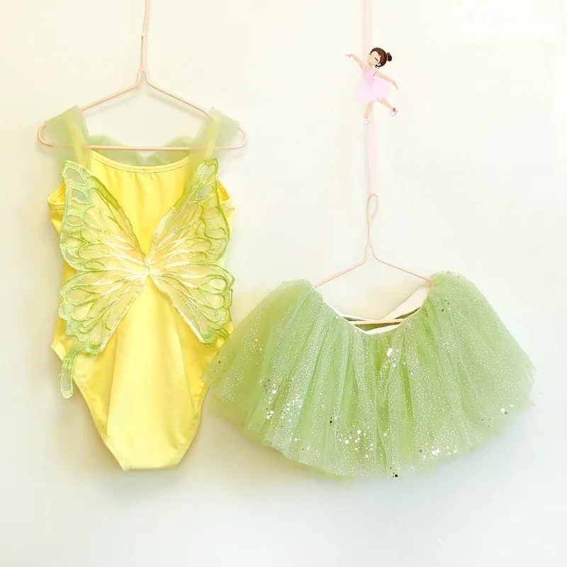 

Strap Sequin Tulle Tutu Leotard Long Sleeve Bowknot Dance Outfit Gymnastics Costume Stage Show Performance Daily Training Wear