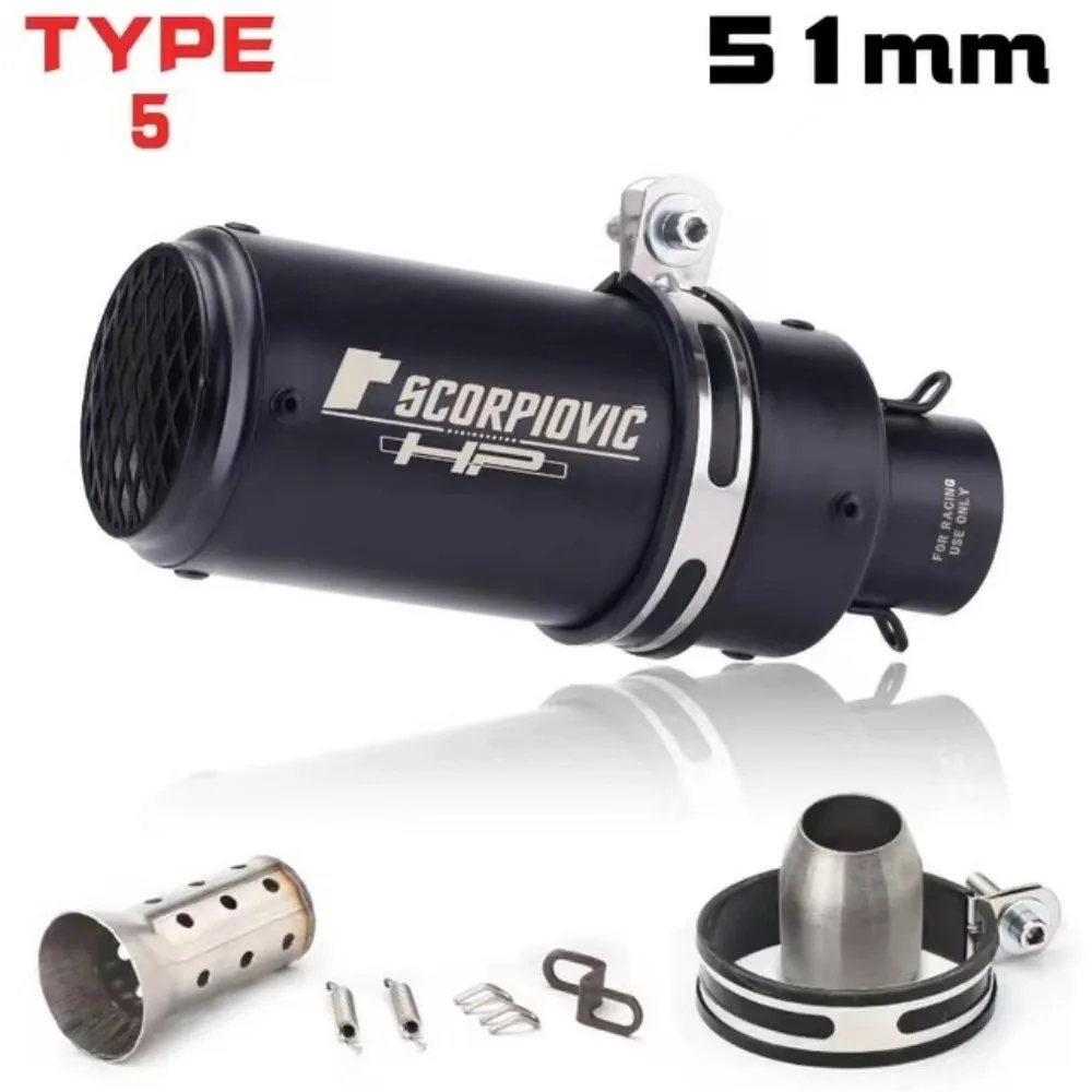 Universal, 51mm, 61mm Exhaust For Motorcycles, Dirt Bike, Atv, Removable, Db Killer, Exhaust Tips - view 6