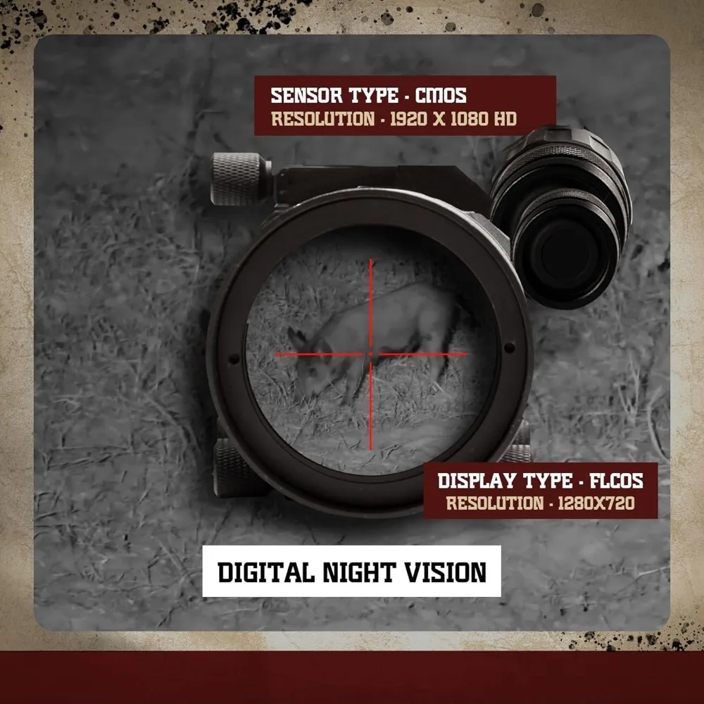 Mira telescópica de visión nocturna digital Wraith