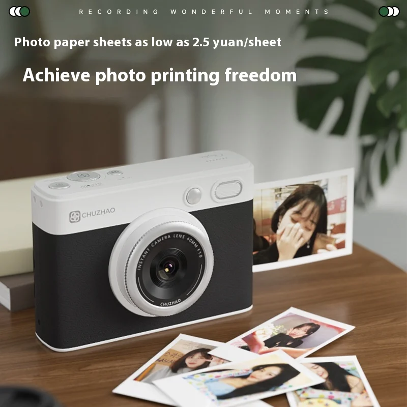D1 Pro Instant Camera HD Mini Cameras Phone Photo printing Retro Digital Camera Wifi Portable Small CCD Camera with Memory Card
