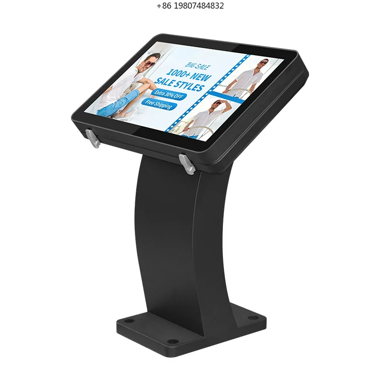 32 43 50 55 Inch Waterproof Free Standing Outdoor Interactive Kiosks, Wayfinding Digital Advertising Screen Outdoor
