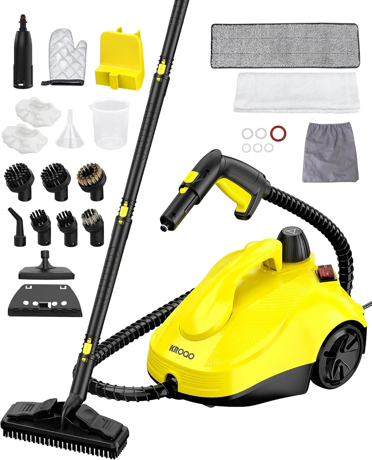 Multi-Purpose Steam Cleaner with 23 Accessories, 16.4-ft Cord