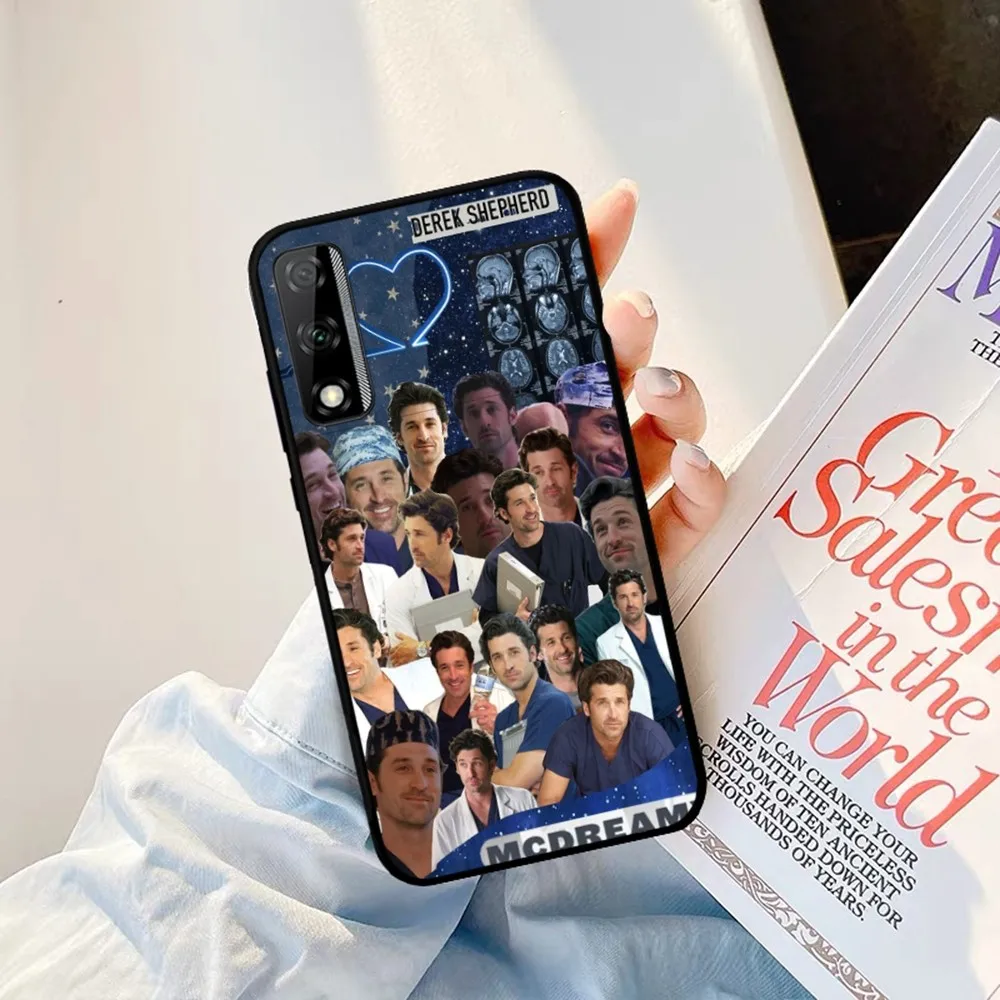 Derek Shepard Grey Anatomy Phone Case For Huawei Y9 6 7 5 Prime Enjoy 7s 7 8 Plus 7a 9e 9plus 8E Lite Psmart Shell