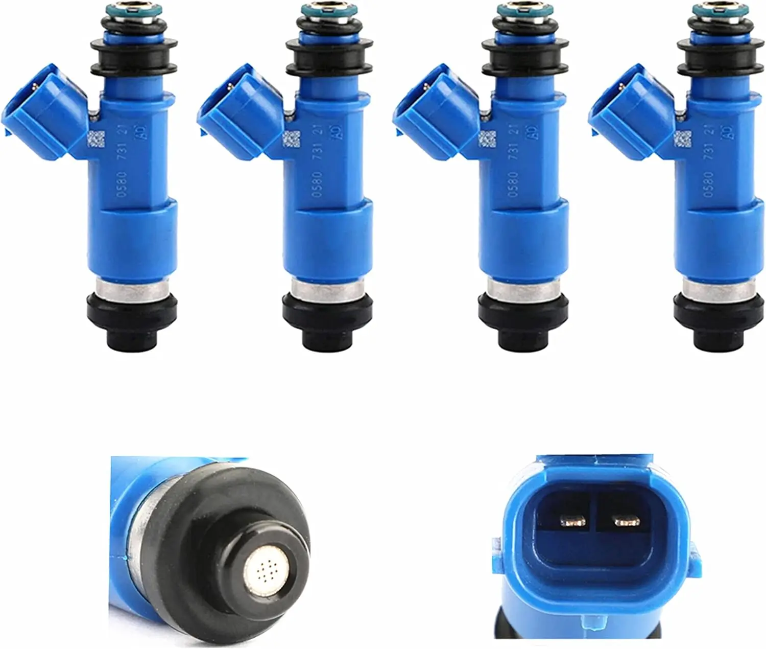 

4X 16611-AA720 297500-0580 Fuel injector For Subaru WRX / STI 2.5L