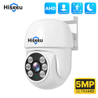 Hiseeu 5MP AHD Camera PTZ Surveillance CCTV Security Camera Outdoor Waterproof HD Analog Video Surveillance Cameras Face Detect